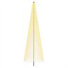 vidaXL LED Ziemassvētku koks 485 cm 1632 LED Silti balts Dzelzs Melns