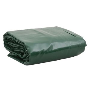 vidaXL brezenta pārklājs, zaļ&scaron;, 2x3 m, 650 g/m&sup2;
