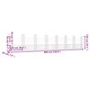 vidaXL gabionu siena ar 8 stabiem, U-forma, dzelzs, 860x20x150 cm