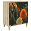 vidaXL Drīzā rokas ZAANDAM Meža izdrukas 66 x 36,5 x 75 cm Sonoma