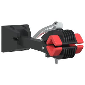 vidaXL Velosipēdu remonta statīvs Pie sienas stiprināms tērauds