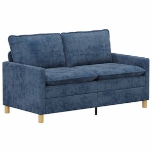 vidaXL Dīvāns Zila 156 x 81 x 87,5 cm Poliesters