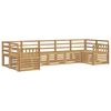 vidaXL Āra dīvānu komplekts 7 pcs Balts 304 x 128,5 x 73 cm