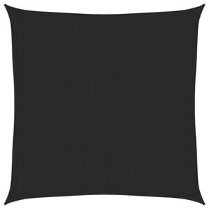 vidaXL saulessargs, 160 g/m&sup2;, melns, 2x2 m, HDPE