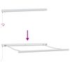 vidaXL Izvelkams jumtiņ&scaron; Gai&scaron;i pelēks 350 x 250 cm Audums un Metāls