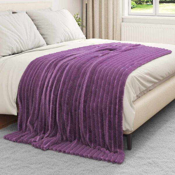 vidaXL Pleds Violeta 200 x 150 cm Flīss