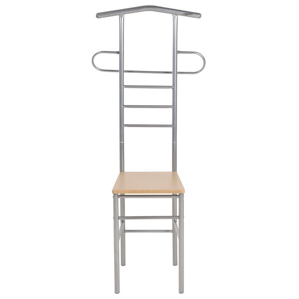 vidaXL augstas atzveltnes krēsli, 2 gab., metāls