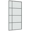 vidaXL bīdāmās durvis, stiprinājumi, stikls, alumīnijs, 102,5x205 cm
