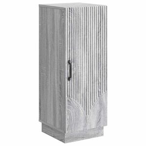vidaXL Puse Pelēks Sonoma ozols 33 x 34,5 x 87 cm Inženierijas koks