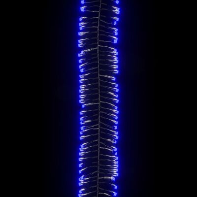 vidaXL LED lampiņu virtene ar 1000 LED, zila, 11 m, PVC