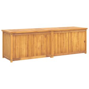 vidaXL dārza uzglabā&scaron;anas kaste, 175x50x55 cm, masīvs tīkkoks