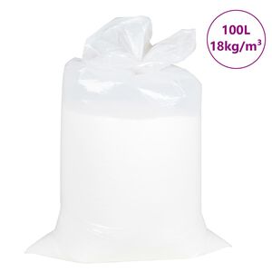 vidaXL pupiņu maisiņu pildījums EPS 100 L balts 18 kg/m&sup3;