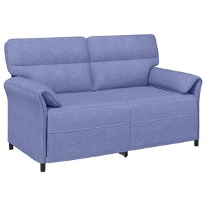 vidaXL Dīvāns 100% poliesteris, metāla rāmis, MDF, Saplāksnis