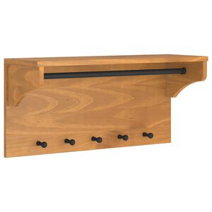 vidaXL Pie sienas stiprināms mēteļu pakaramais SANDNES 87x30x42 cm