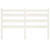vidaXL gultas galvgalis, balts, 166x4x100 cm, priedes masīvkoks