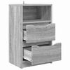 vidaXL Naktsgaldiņ&scaron; Pelēks Sonoma 40 x 30 x 467 cm Inženierijas koks