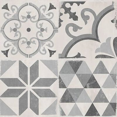 Grosfillex sienas flīzes Accent, 9 gab., 15,4x120 cm, Andaluz grey