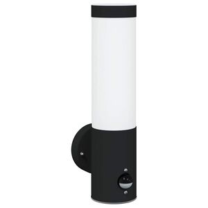 vidaXL Āra sienas gaisma Melna 12 x 8,5 x 29 cm