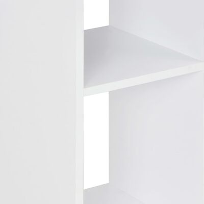 vidaXL bāra galds, 60x60x110 cm, balts un betona krāsas