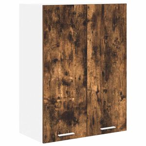 vidaXL Piekarams skapītis ar uzglabā&scaron;anu Dūmaka ozols 60 x 31 x 80 cm