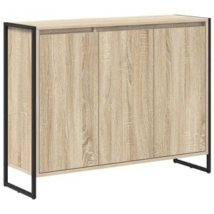 vidaXL Sānu skapis Sonoma 96,5 x 30 x 75 cm Inženierijas koks
