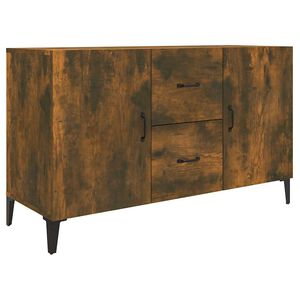 vidaXL kumode, ozolkoka krāsa, 100x36x60 cm, inženierijas koks