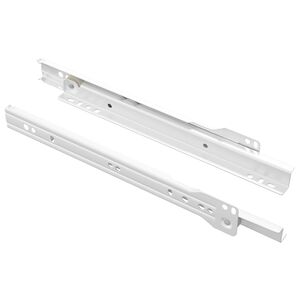 vidaXL Kastī&scaron;u sliede 2 pcs Balts 250 mm Tērauds