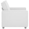 vidaXL Dīvāna krēsls Balts 100 cm Mākslīgā āda