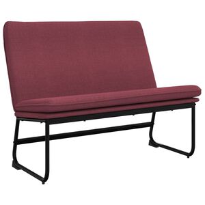 vidaXL sols, 100x75x76 cm, vīnsarkans audums