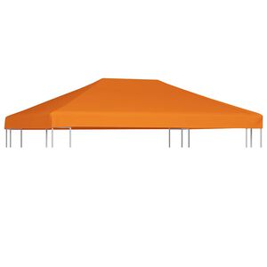 vidaXL nojumes jumta pārsegs, oranžs, 4x3 m, 310 g/m&sup2;