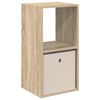 vidaXL Naktsgaldiņ&scaron; Sonoma ozols 35 x 32 x 68,5 cm Inženierijas koks