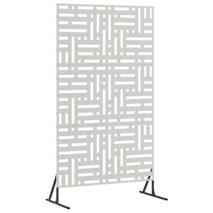 vidaXL Privātuma ekrāns 100 x 50 x 180 cm Nerūsējo&scaron;s tērauds Sudraba