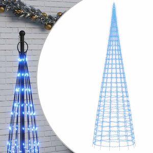vidaXL LED Ziemassvētku eglīte 3000 LED Zila 800 cm
