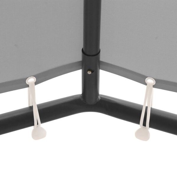 vidaXL nojume, 4x4 m, antracītpelēka