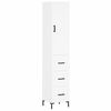 vidaXL augstais skapītis, balts, 34,5x34x180 cm, inženierijas koks