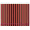 vidaXL Izvelkams jumtiņ&scaron; oranža un brūna 300 x 250 cm