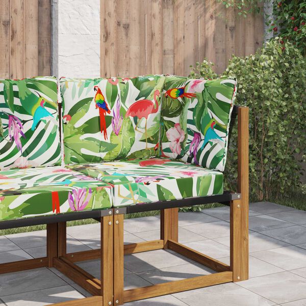 vidaXL Āra dīvāna spilvens 3 pcs krāsains Poliesters