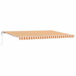 vidaXL Nolokāms markīze Dzeltena un oranža 500 &times; 300 cm