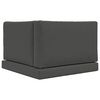 vidaXL Āra dīvāna spilvens 3 pcs Antracīts Poliesters