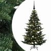 vidaXL Mākslīgā Ziemassvētku egle ar bumbiņu 120 cm 150 LED