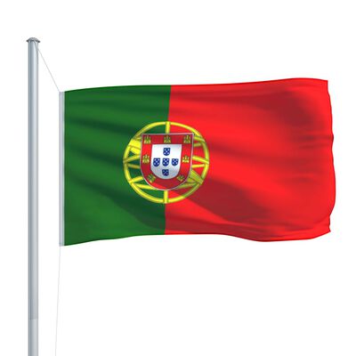 vidaXL Portugāles karogs, 90x150 cm