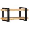 vidaXL Sienas plaukts 70x33x35 cm Masīv Rough Wood Mango