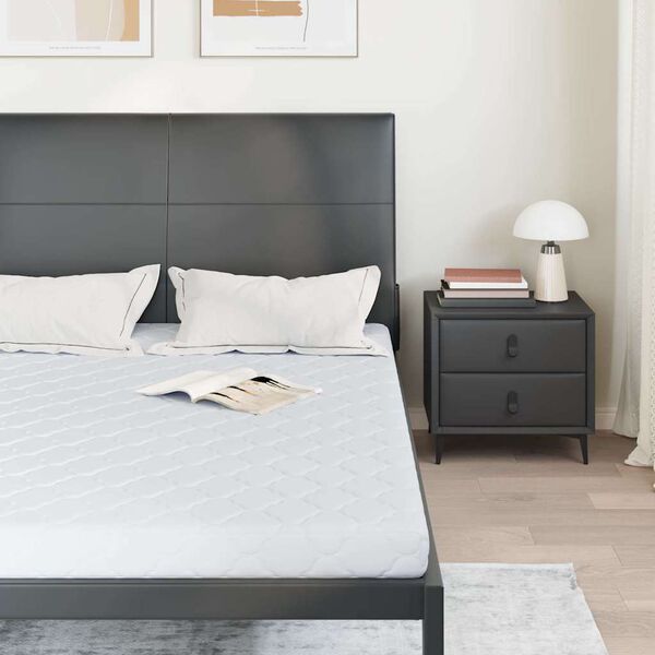 vidaXL Matracis Balts 140 x 200 cm Žakarda audums