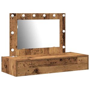 vidaXL Dressing galds Brūna 100 x 40 x 70 cm Inženierijas koks