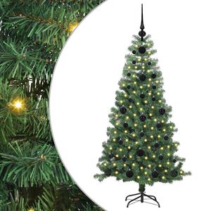 vidaXL Ziemassvētku eglīte Zaļa 120 cm PVC