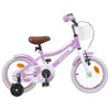 vidaXL Bērnu Velosipēds 14 Collas no 3-5 gadiem Violeta