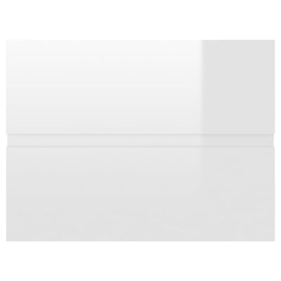 vidaXL izlietnes skapītis, spīdīgi balts, 60x38,5x45 cm, skaidu plātne
