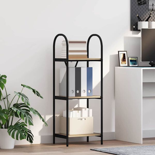 vidaXL Grāmatu plaukts Sonoma ozols 40 x 30 x 109 cm Inženierijas koks