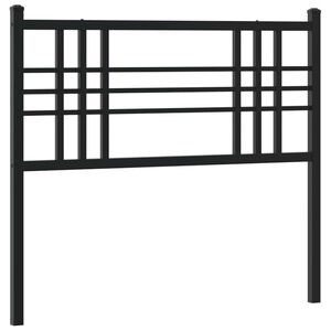 vidaXL rezerves galvgalis, metāls, melns, 100 cm