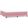 vidaXL Box Spring Gulta bez matrača Rozā 200x210 cm samts
